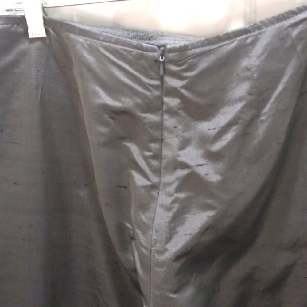 Dark Grey Shiny Dress Pants Size L /XL - Picture 3 of 5